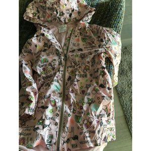 Forever Me Girls size 4T Unicorns, Rainbows, Stars, Pink, Hearts, Thin, Lined Ja